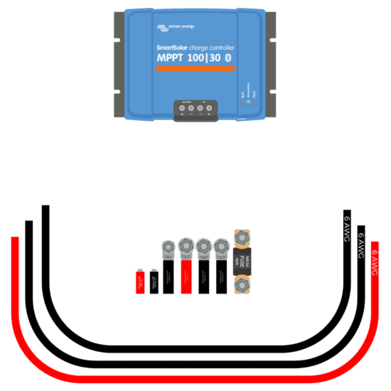 Victron SmartSolar MPPT 100|30 Wiring Kit