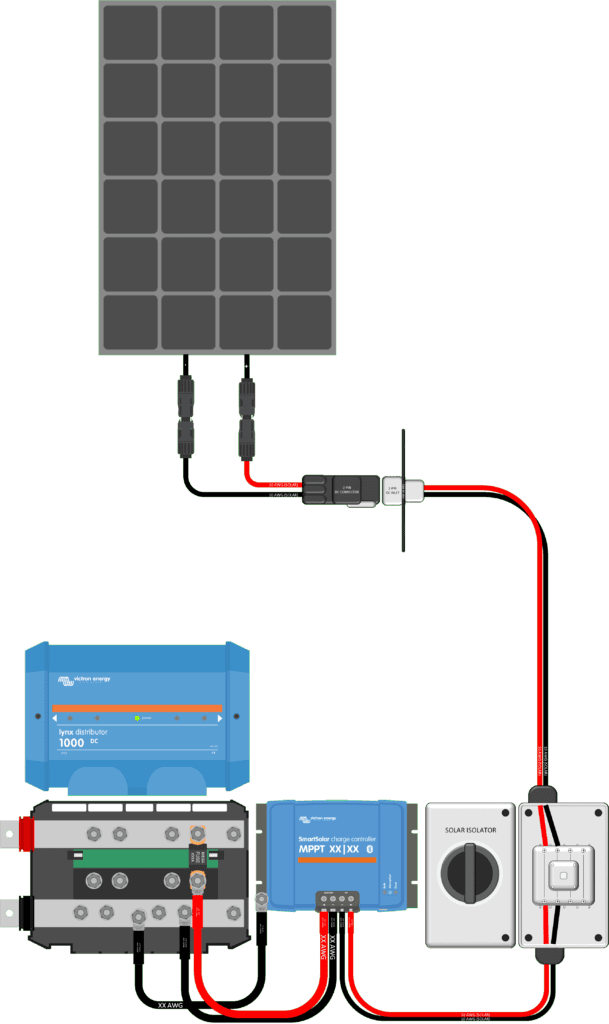 200W Ground Deploy Solar Wiring Diagram
