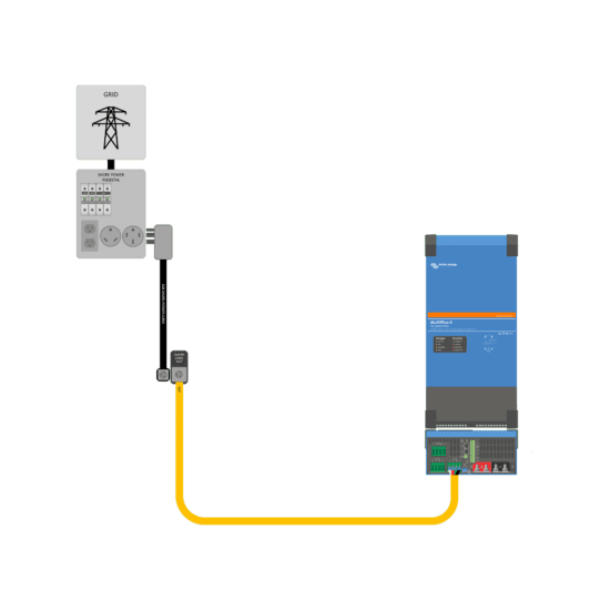50 Amp Shore Power Wiring Kit – Black Inlet