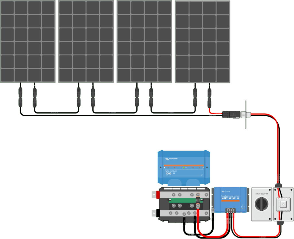 800W Ground Deploy Solar Wiring Diagram