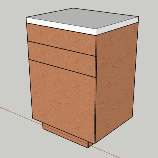 Camper Van Toilet Cabinet Plans