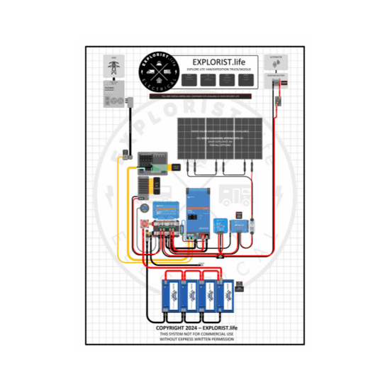 EXPLORIST-life - EXPLORE LIGHT VAN-EXPEDITION TRUCK-SKOOLIE WIRING DIAGRAM - 2K INVERTER CHARGER