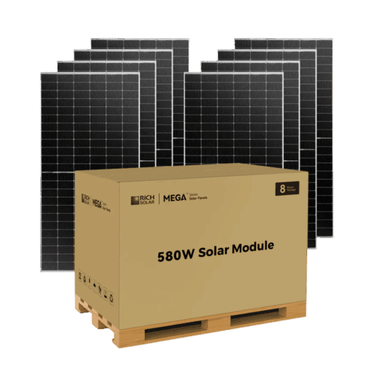 Rich Solar Mega 580 Watt Bifacial Solar Panels